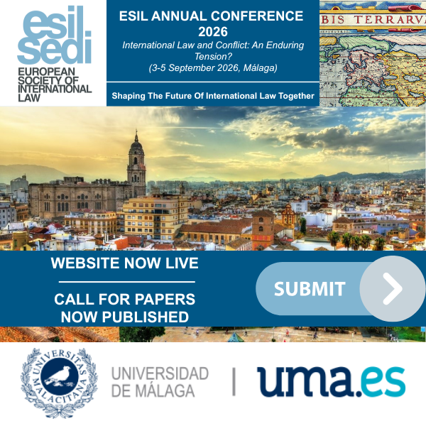 2026 ESIL Annual Conference on