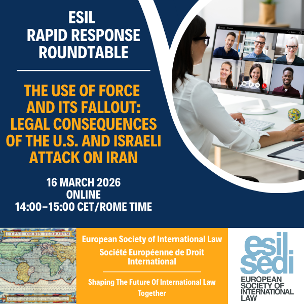 ESIL Rapid Response Roundtable 16MAR26